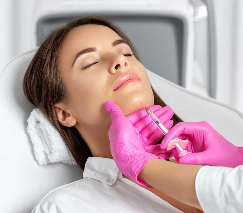 Chin and Jawline Dermal Filler Treatment in Beauty Fox Studio